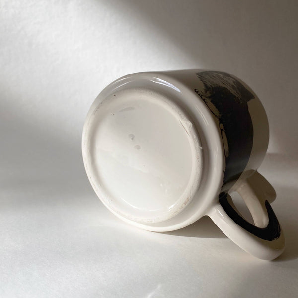 ceramic cat's tail mug