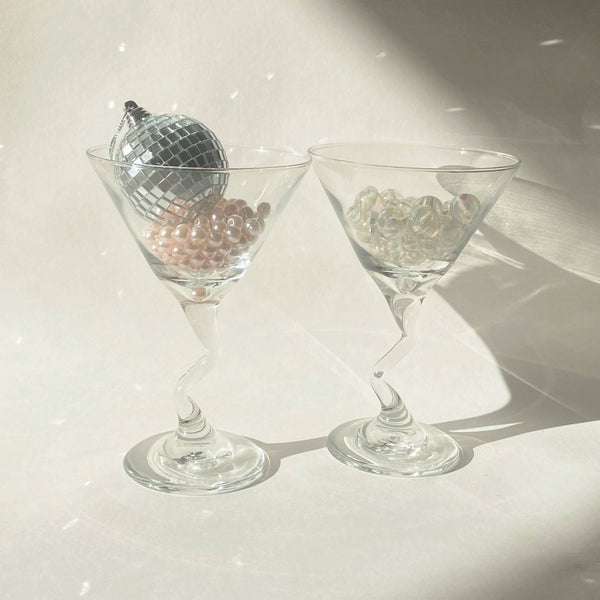 s/2 z stem martini glasses