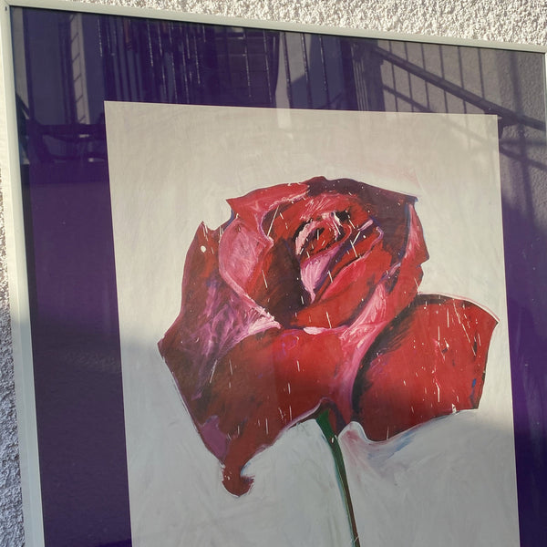 fritz scholder 'dad's flower #1' framed print