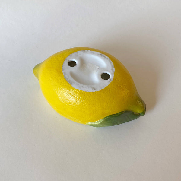 lemon tealight candle holder