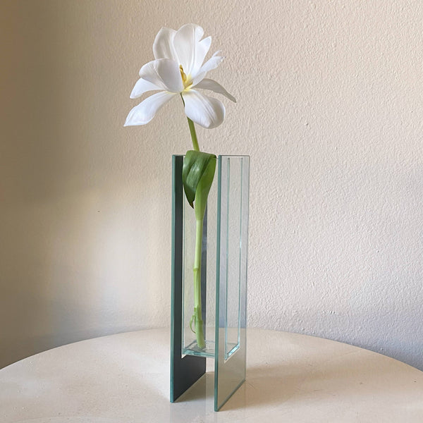 postmodern mirrored vase