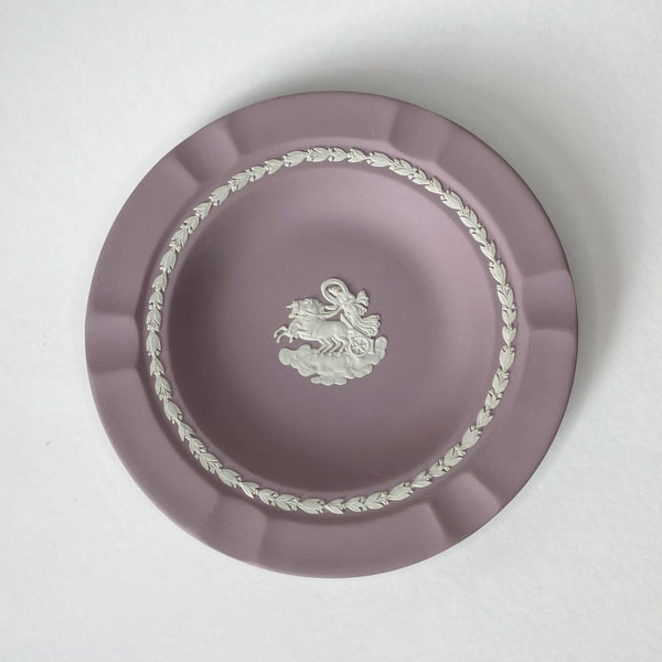 vintage dusty lavender wedgwood ashtray catch-all
