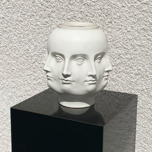 piero fornasetti style perpetual face vase