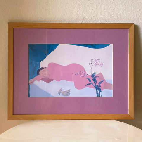 pegge hopper 'a hui ab' (b side) framed print