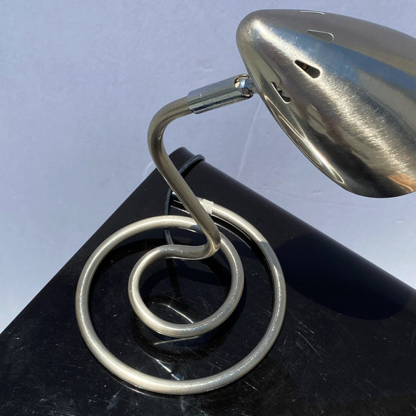 metal spiral table lamp