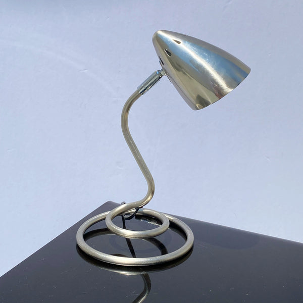 metal spiral table lamp