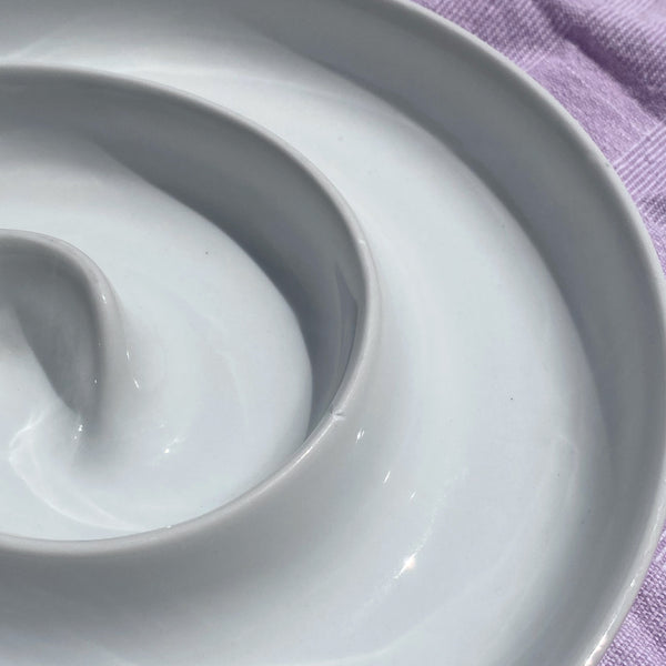 large ceramic swirl catch-all dish
