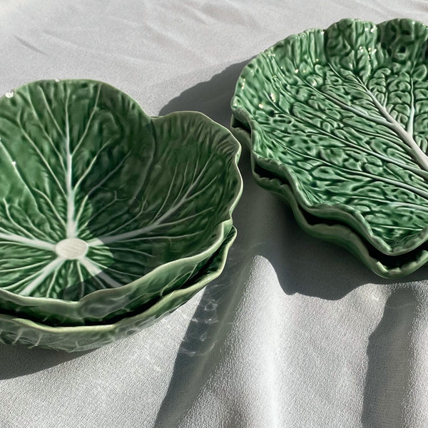 vintage ceramic cabbage plate