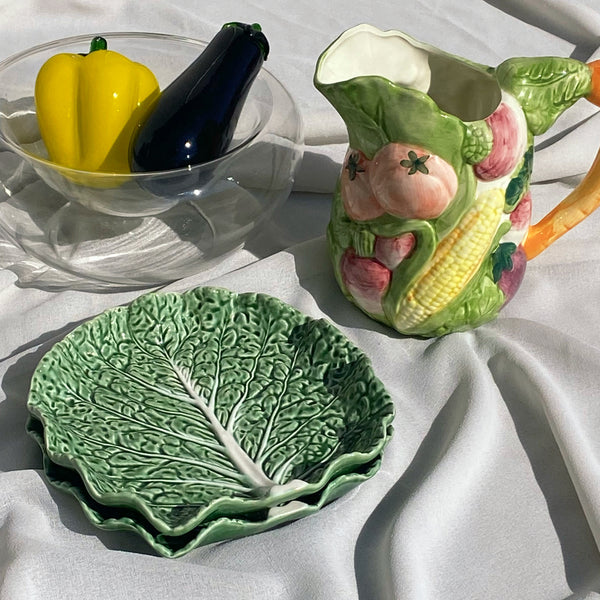 vintage ceramic cabbage plate