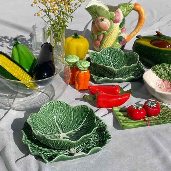 vintage ceramic cabbage bowl